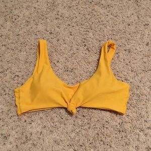 Yellow Bathing Suit top